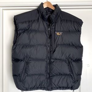 Mountain Hardwear Men’s Black Puffer Vest. GOOSE DOWN Size XL